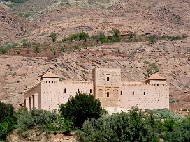 Mosquée de Tinmel vers le col de Tizi'n test Maroc