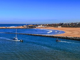 Oued Bou Regreg Vue sur la mer et l'Oued Bou Regreg