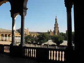 Séville, Parque Maria Luisa Espagne, Andalousie