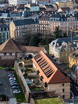 La ville vue de la Citadelle Belfort, France