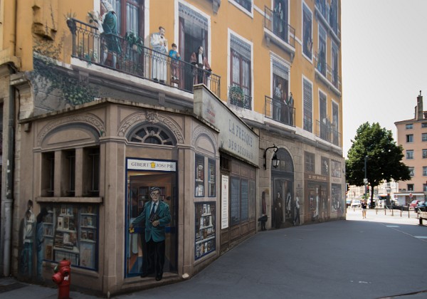 Fresque Lyonnais Célèbres